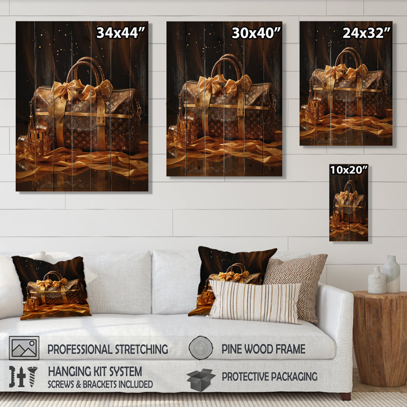 Atha - Décoration en bois tendance sur bois de pin naturel, H 40 po x l 30 po