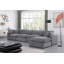 Canapé modulaire réversible en velours Hinesh-87141409