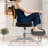 Olamide 25.8" Wide Stylish Upholstered Ergonomic Cross Chair With Adjustable Height, ADHD Desk Kneelingchair For Yoga Office-130495894