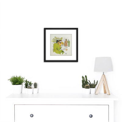 Jeanne Take It Le Rire 1897 by Henri de Toulouse-Lautrec - 1 Piece Single Picture Frame Wall Art