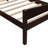 Abbotsholme Wood Low Profile Platform Bed-2031509054