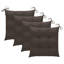 Chaise de patio pliante en teck avec coussin Dululu-153348235