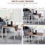 Table de salle à manger pliante en pin avec rallonges rabattables, marron, idéale pour les petites cuisines et les espaces de bureau - Table ronde pliante extensible gain de place, pin, hauteur réglable manuellement, pour la maison