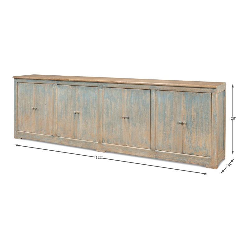 Beijing 122'' W Solid Wood Sideboard