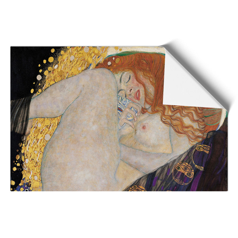 Danae by Gustav Klimt - Frameless Print, 21cm H x 30cm W x 0.1cm D