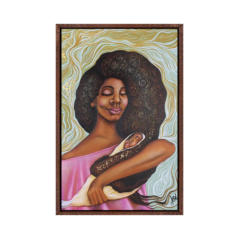 Sowing Seeds by Ashley Joi - Print on Canvas, Classic Brown Wood Framed, 66.04 cm H x 45.72 cm W