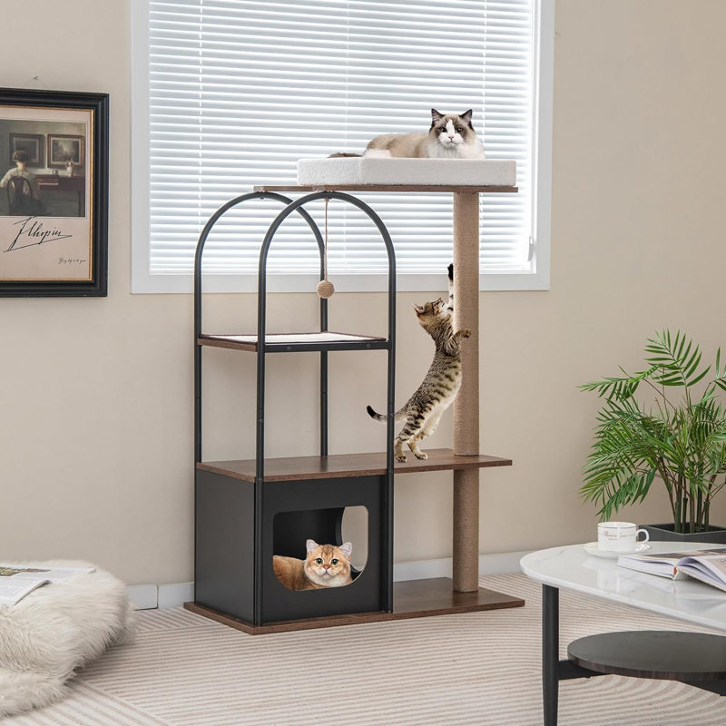 Bromyard 118cm H Cat Tree, Brown