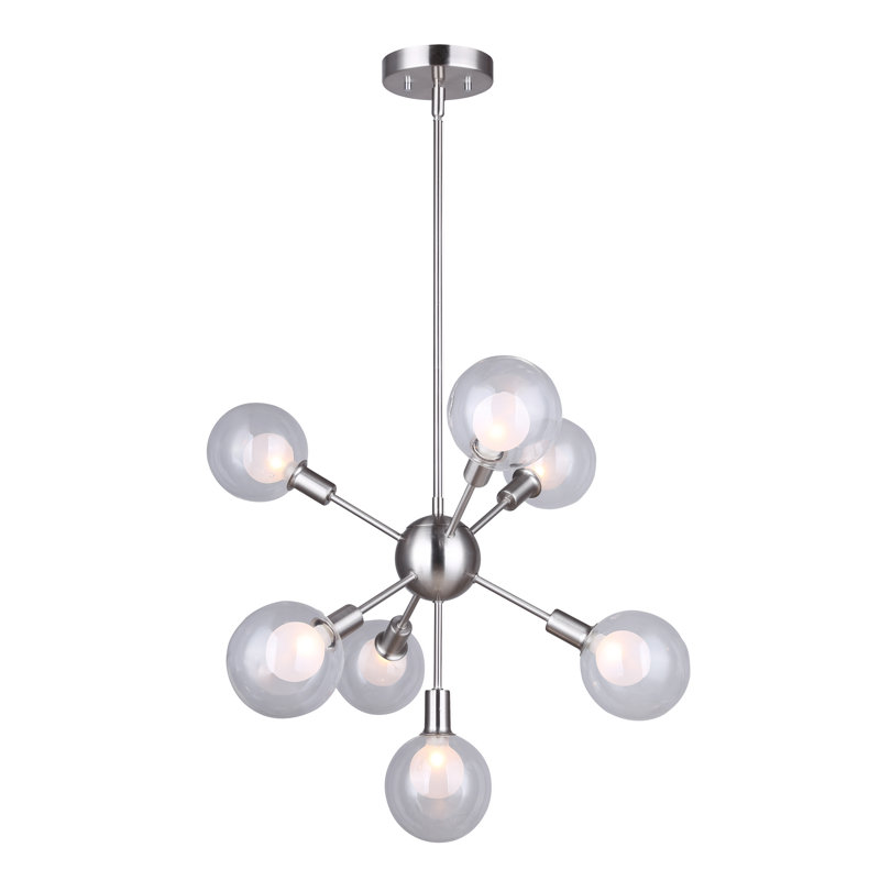 Lustre de sphère spoutnik 7 lumières Poitras