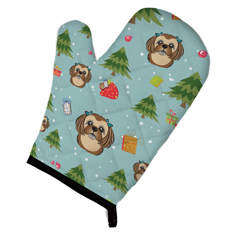 Gant de cuisine Silloth Shih Tzu, Brun chocolat