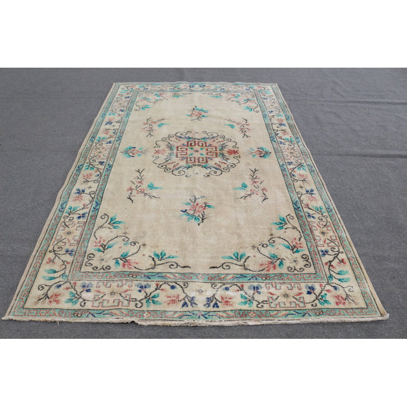 Tapis beige Anatolian surdimensionné idéal pour les grands espaces de vie et la décoration intérieure
