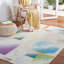 Tapis Paint Paint 107 en bleu / ivoire-975169222
