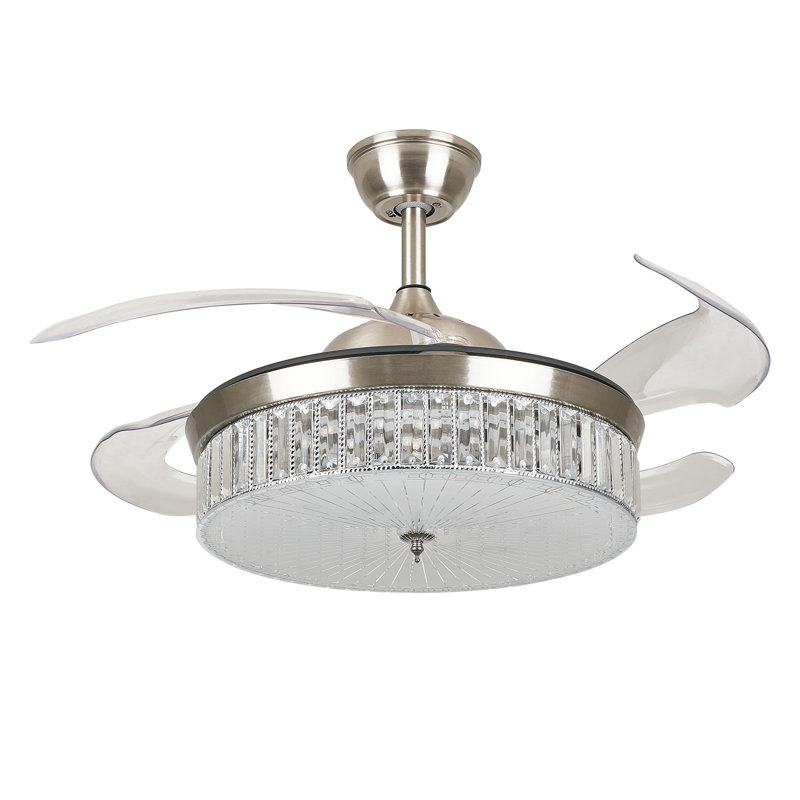 Alifonso 42 Inch Ceiling Fan Light 3 Dimmable Color Temperature With Remote Control