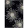 Tapis noir en laine touffeté à la main Amier