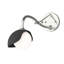 Brooklyn 1 - Light Hardwired Armed Sconce-66152228-66152214