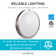 Eryx Acrylic LED Flush Mount Ceiling Light