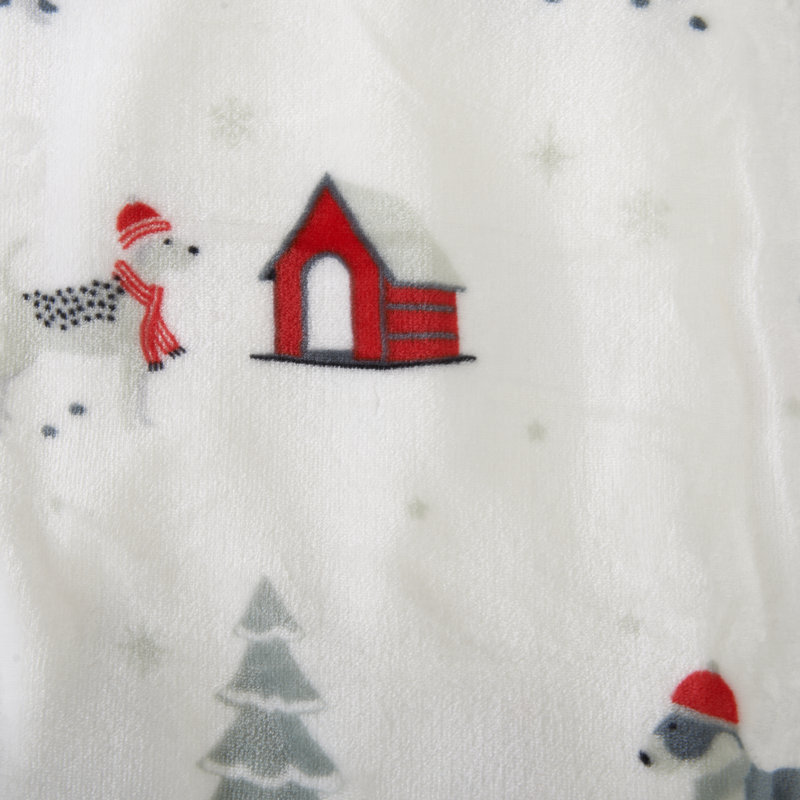 Couverture en molleton ultra douce pour les fêtes, Double / Grand