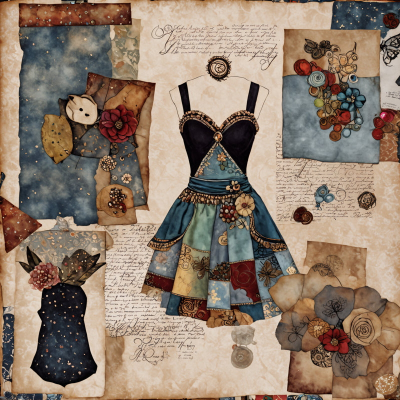 Retro Fashions I, 54" H x 54" W