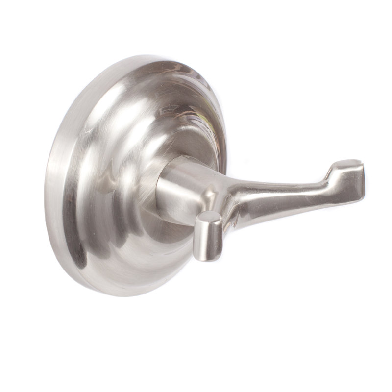 Boulder Robe Hook, Satin Nickel