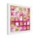 " Pink And Gold Grid II " by Pamela A Johnson on Canvas