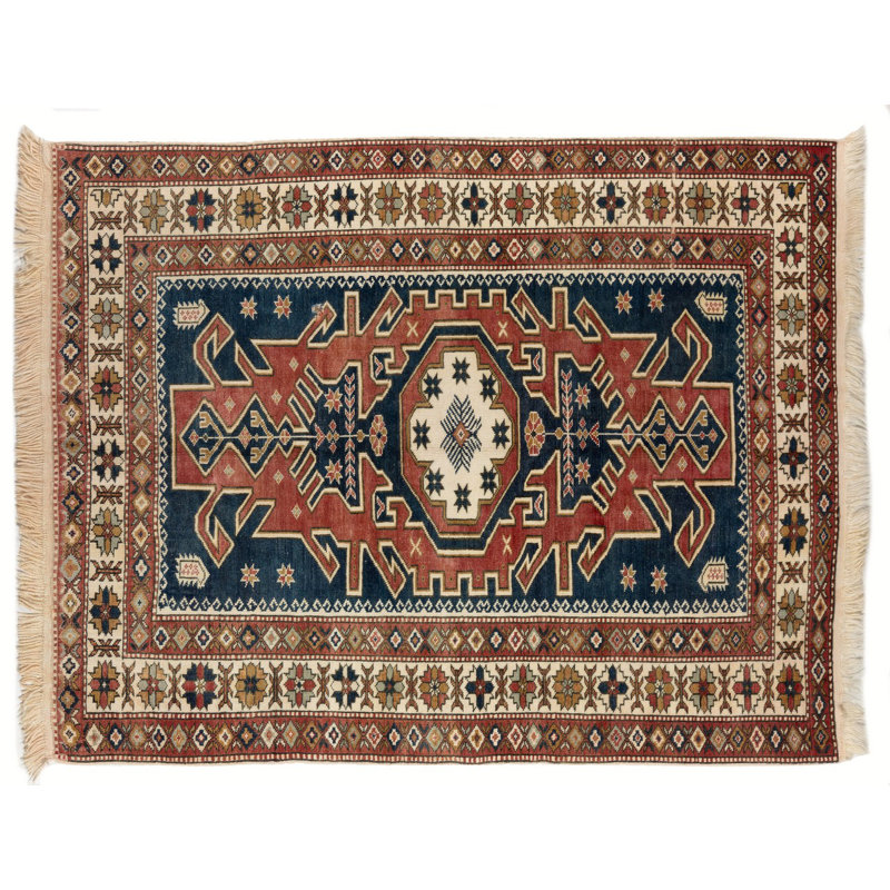 Tapis turc de village unique fait à la main 100% laine