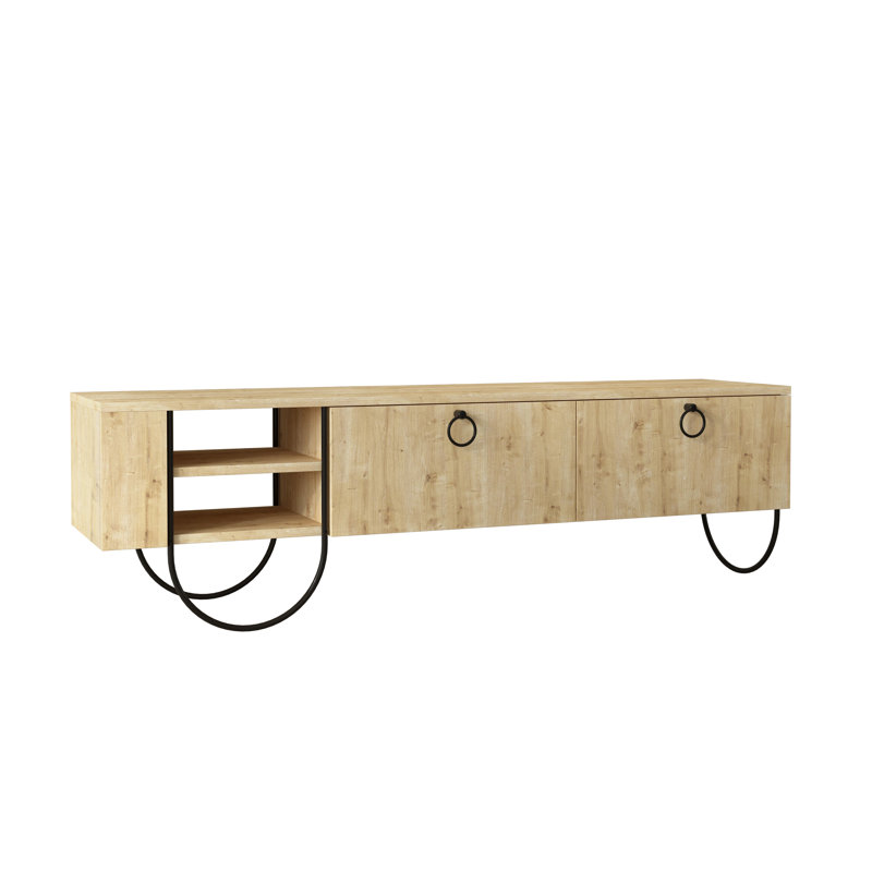 Aditi TV Stand for TVs up to 60", Oak