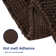 Faddis Soft Striped Rectangle Absorbent Non-Slip Bath Rug