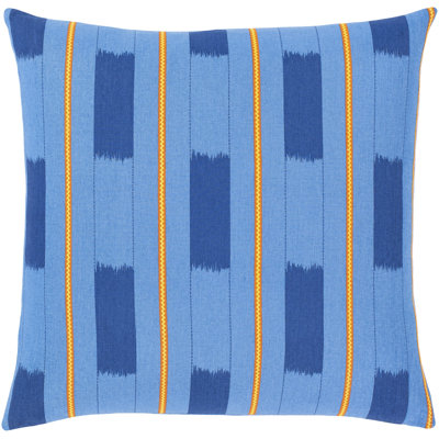 Global Striped Cotton Throw Pillow