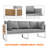 Outdoor Three-Seat Sofa