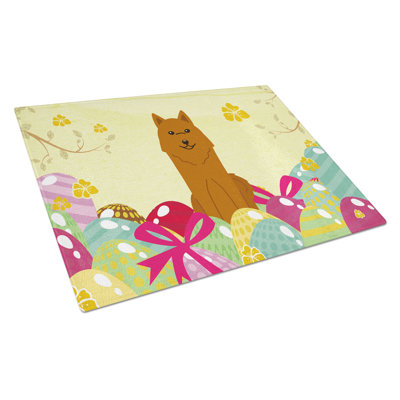 Planche à découper d’carélie ours en verre pour chien de vacances Saroyan