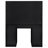 Black High Gloss 7-Drawer Vanity Set