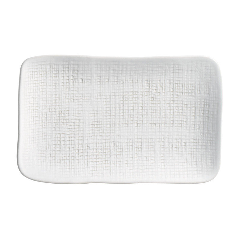 Plateau rectangulaire moyen Jutta 10,63 x 6,3 po blanc