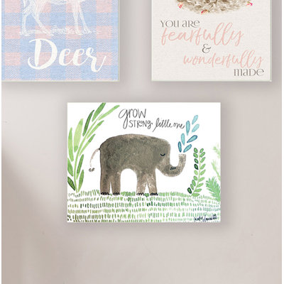 «Grow Strong Little Elephant», art encadré