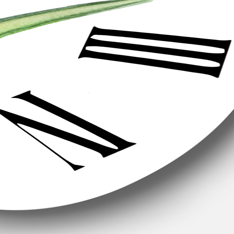 Blacoming Hyacinth In Spring - Horloge murale traditionnelle, Surdimensionné