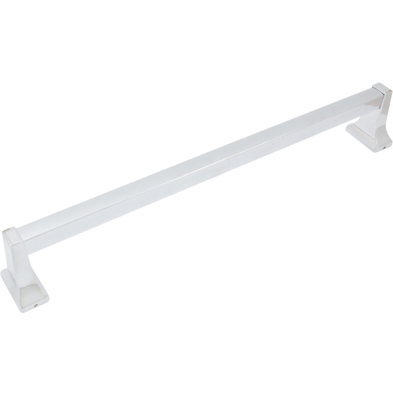 Barre à serviettes murale Lakewood, Chrome brillant, 2.2" H x 30.5" W x 2.45" D