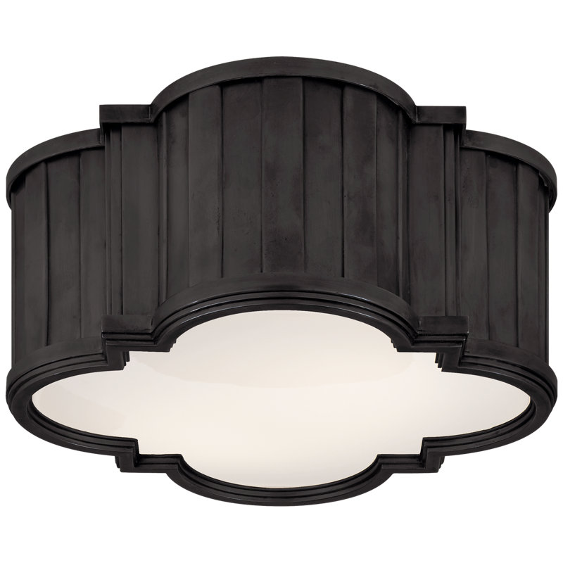 Thomas O'Brien Tilden Small Flush Mount, Bronze