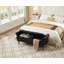 Banc de rangement capitonné Conring de 40 po, banc de rangement rembourré avec repose-pieds et banc de fenêtre-1046069096-1041794213