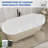 Colour 59'' x 27.56'' Soaking Bathtub-91059562