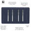 Trendi Switch 4 Gang Light Switch (2x 1 or 2 Way & 2 x Intermediate)-117188806