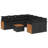  Garden Sofa Set Black