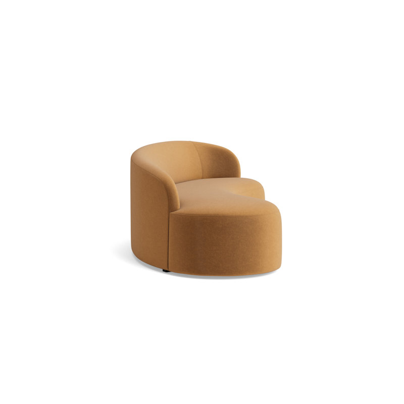 Sofia Right Arm Sofa, Performance Velvet - Hazelnut