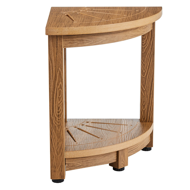 Water Resistant Corner Shower Bench with Storage Shelf - Faux Teak Wood Grain Polystyrene Stool, 350 LBS Capacity