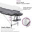 Adjustable Folding Table