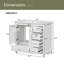 Meuble-lavabo blanc 36 po avec lavabo en céramique 36 po