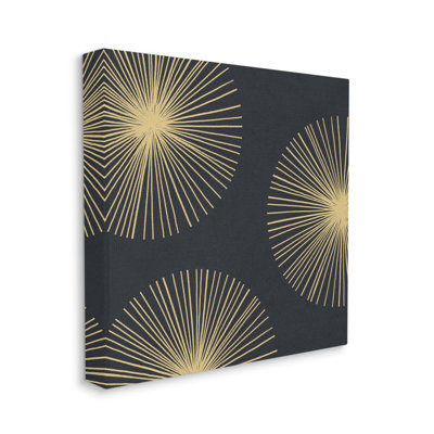 «Abstract Round Star Shapes» par Emma Caroline - impression d'art graphique