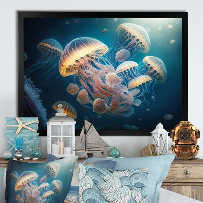" Jellyfish In The Ocean I "