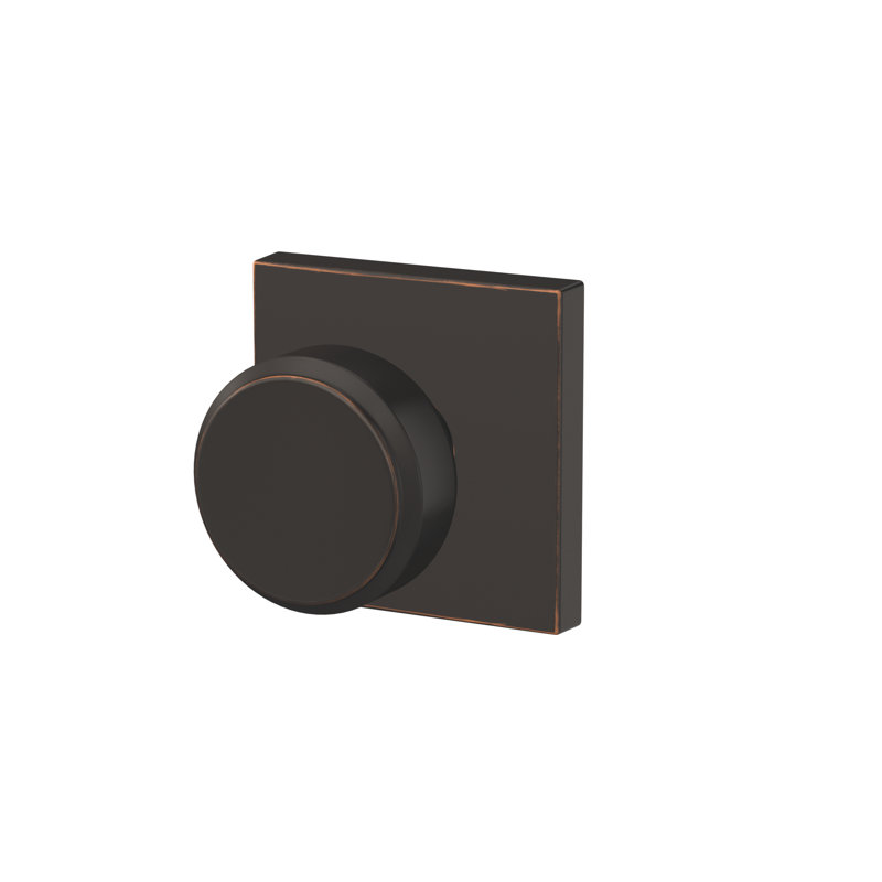 Bouton de couloir et de lit sur mesure avec garniture Collins, Bronze vieilli