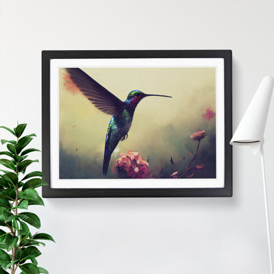 Hummingbird Vol.4 Abstract - Framed Print