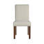 Ensemble de 2 chaises de salle à manger rembourrées avec garniture cloutée-406104693