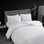 Vera Wang Abstract Crinkle White Duvet Cover Set, Queen