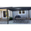 Purple Leaf 10' D X 12' W Louvered Pergola Aluminum Pergola With Adjustable Louvered Roof Outdoor Hard Top Pergola